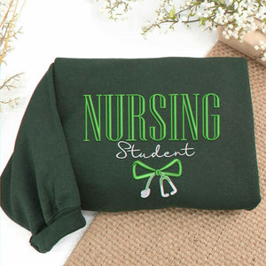 Custom Nursing Student Sweatshirt or Hoodie - Appreciation Gift from Proud Parent, Friends