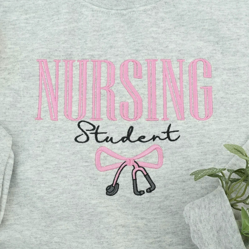 Custom Nursing Student Sweatshirt or Hoodie - Appreciation Gift from Proud Parent, Friends