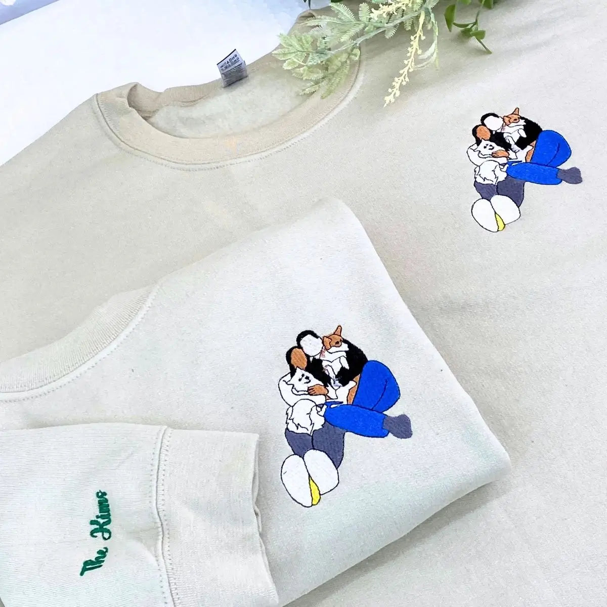 Custom photo sweatshirt birthday gift for wife with printed portrait