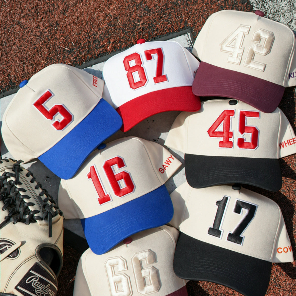 Custom Puff Text Snapback Hats - 3D Embroidered Your Text, Name, Logo on Front, Side & Back