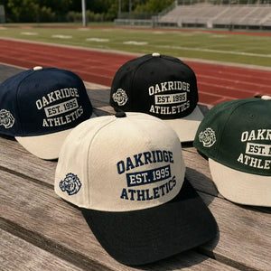 Custom School Team Snapbacks Hats - Embroidered Campus Club Caps Text, Logo, Name
