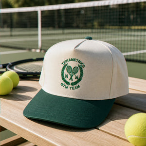 Custom Sport Team Logo, Name Snapback Hats - Embroidered Your Logo, Name, Text on Front, Side & Back