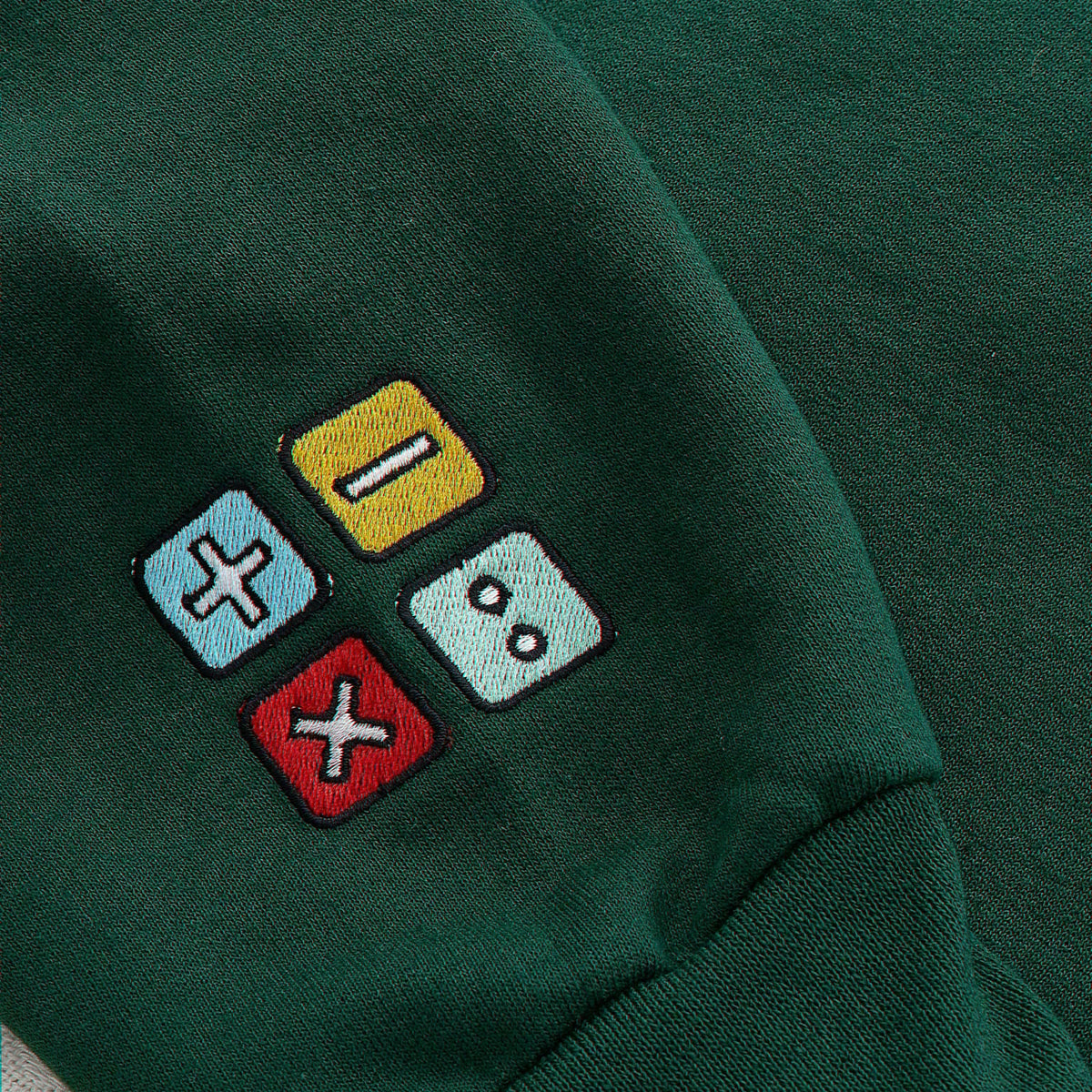 Personalized Back to School Teacher Quarter Zip for Wife - Embroidered Name & School Elements Heart, Teacher Appreciation Gift