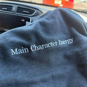 Custom Embroidered Sweatshirt with Personalized Text, Minimalist Anniversary, Wedding or Birthday Gift for Him Her