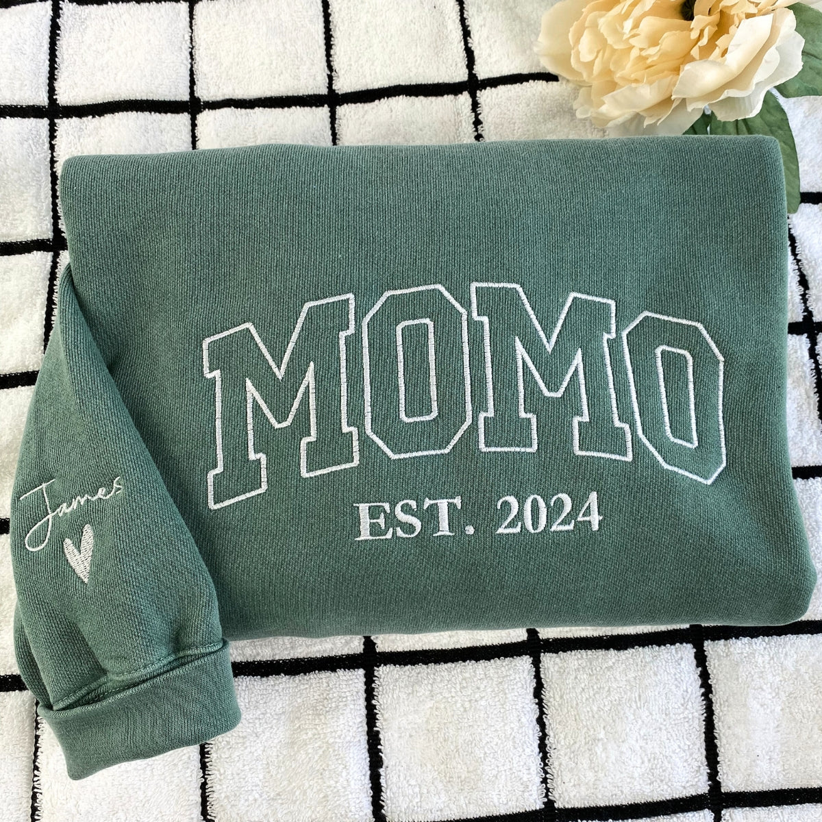 Pop Pop Sweatshirt / Hoodie, Custom Embroidered Grandpa Gifts for Birthday & Christmas