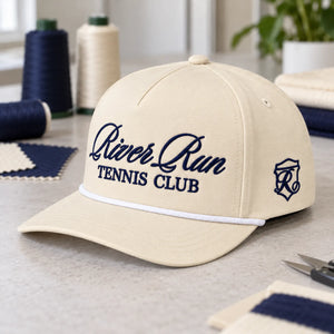 Custom Embroidered Snapback Rope Hats - Embroidered Your Text, Name, Logo on Front, Side & Back