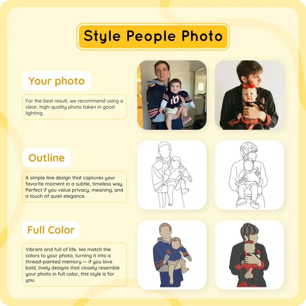 Custom Dad and Daughter Sweatshirt or Hoodie from Your Picture