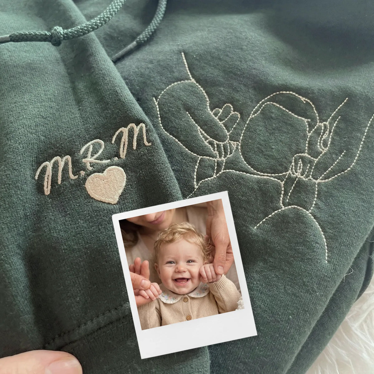 First Father’s Day Gift - Personalized Dad Embroidered Sweatshirt for New Dad