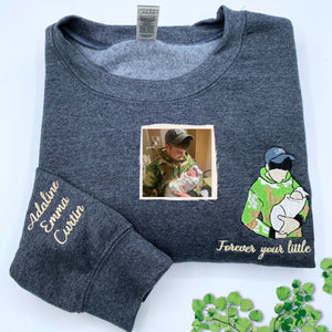 Custom Dad and Daughter Sweatshirt or Hoodie from Your Picture