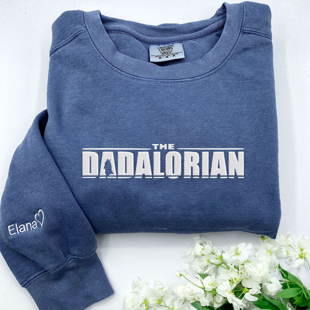 Comfort Color® Embroidered Dadalorian Shirt