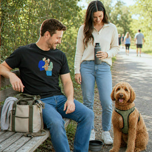 Custom Dog Dad Shirt With Pet Name T-Shirt, Embroidered Pet Photo Tee, Gifts For Best Dog Dad Ever