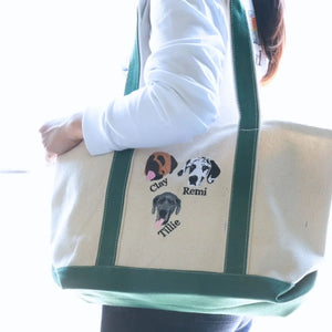 Dog-themed sweatshirt and tote bag gift combo for pet lovers