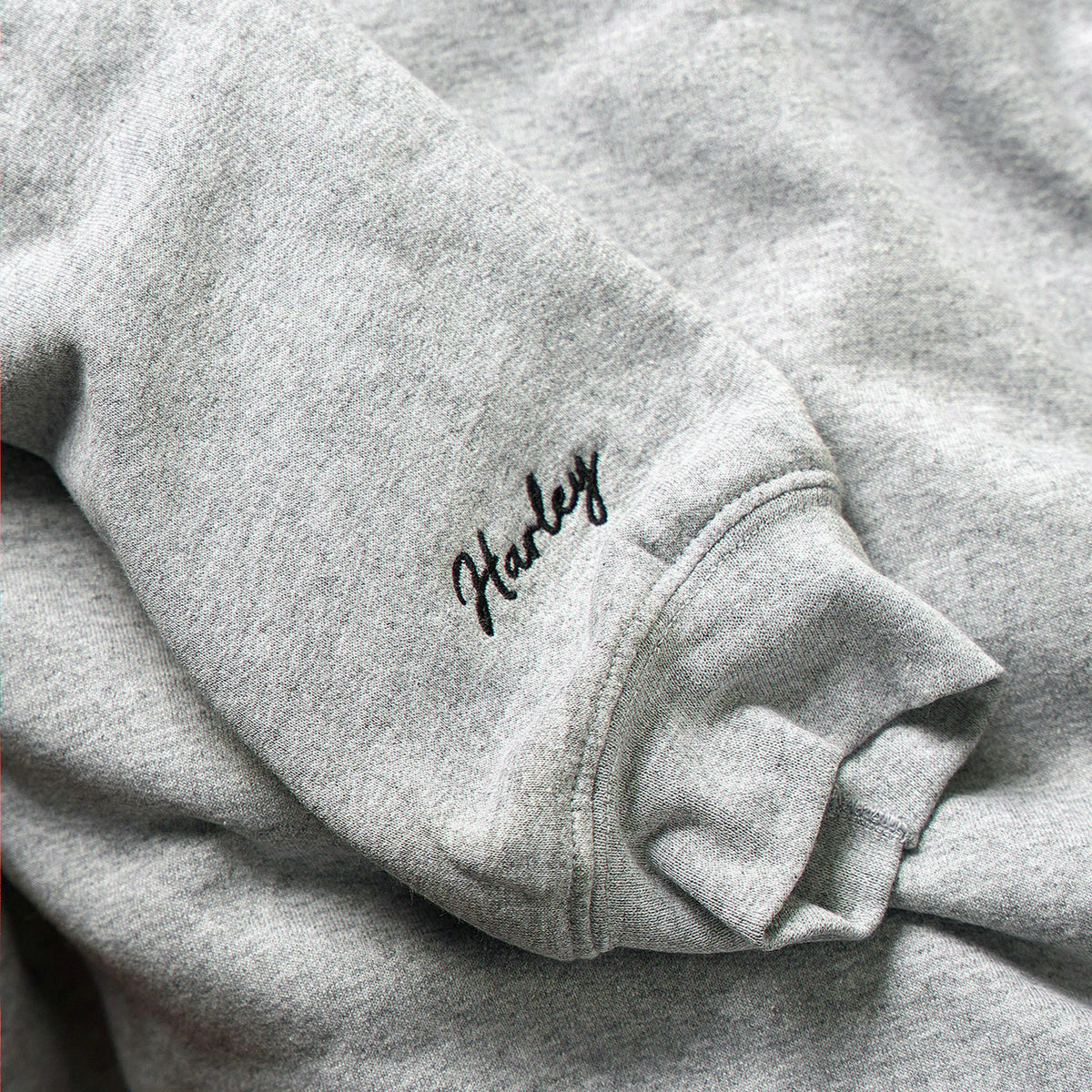 Custom Dog Memorial Sweatshirt for Mom - Embroidered Pet Photo Portrait Crewneck & Name - Dog Loss Sympathy Gift for Her