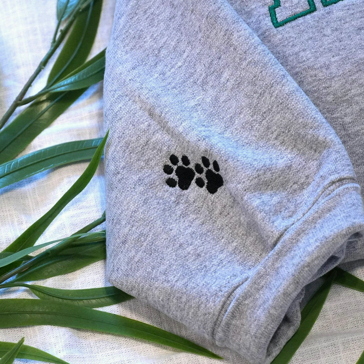 Custom Dachshund Photo Sweatshirt - Embroidered Portrait Weenie Dog Gift