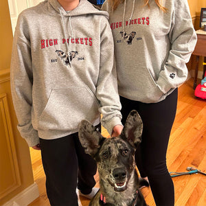 Custom Pet Embroidery Hoodie, Sweatshirt with Your Pet's Portrait Photo, Unique Gift for Pet Lovers