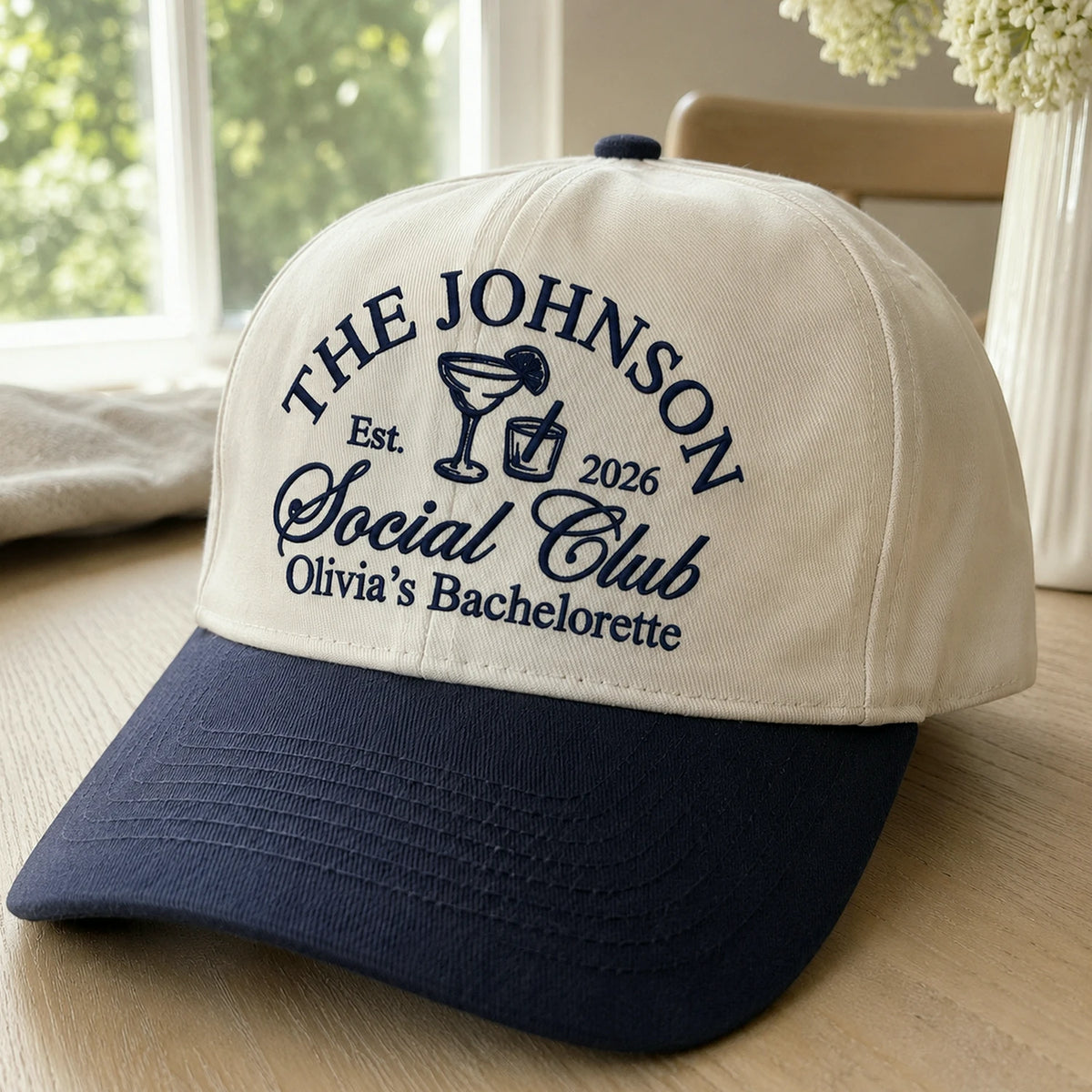 Custom Bride Tribe Bachelorette Snapback Hats - Embroidered Team Bridal Cap Set