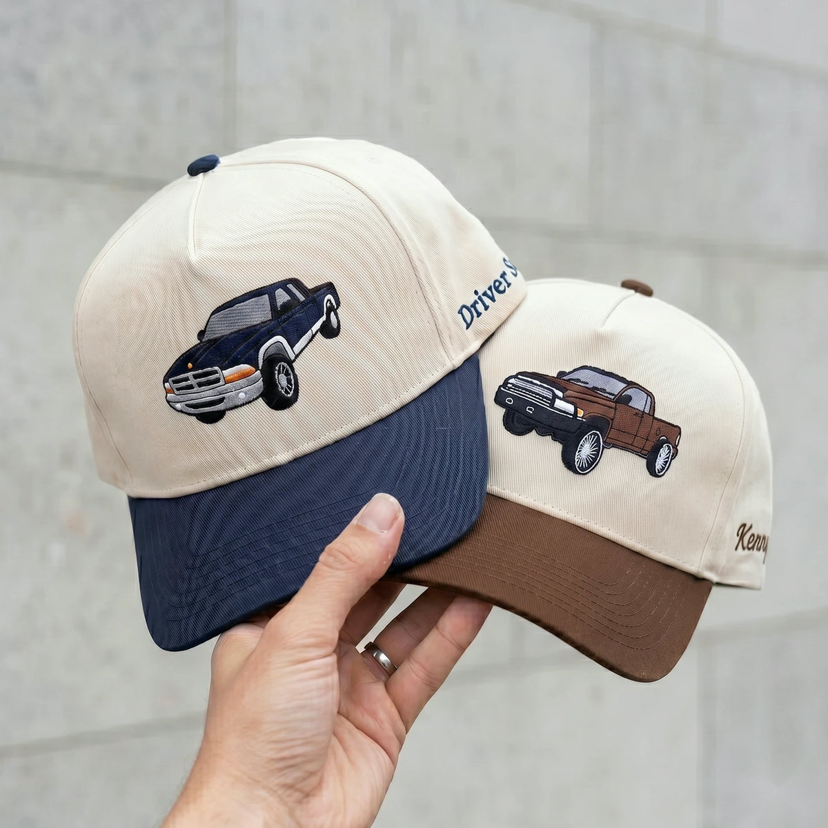 Custom Car Photo Snapback Hats - Embroidered Vehicle Caps Father's Day Gift