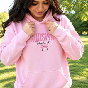 Custom Embroidered Nursing Student Sweatshirt, Matching Medical Squad Graduation Gifts for Classmates