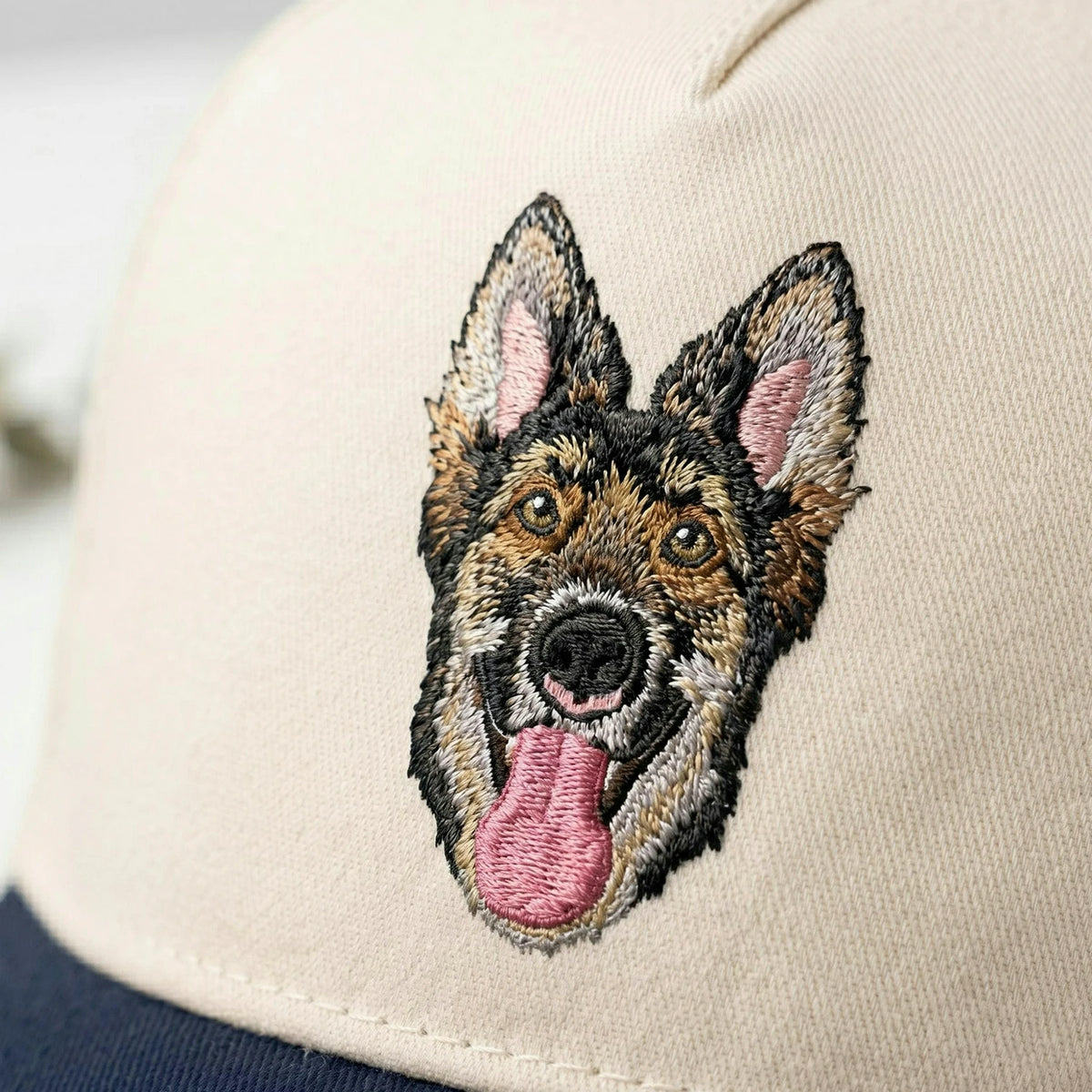 Custom Pet Photo Snapback Hats - Embroidered Dog, Cat or any Pet Portrait Caps