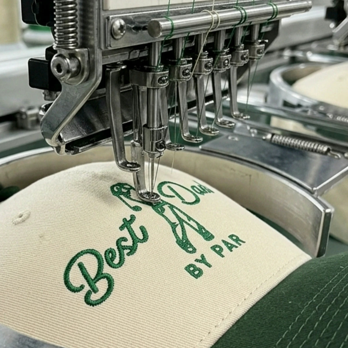 Best Dad By Par Snapback Hat - Embroidered Gift Dad Golf Cap