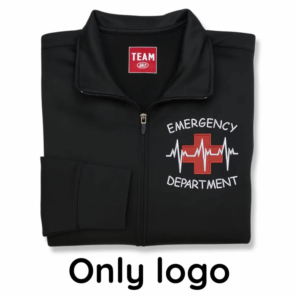 Personalized Emergency Department Jacket with Name & Title - Embroidered Gift for ER Nurses & Doctors