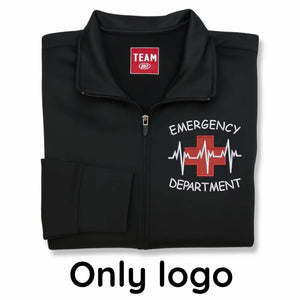 Personalized Emergency Department Jacket with Name & Title - Embroidered Gift for ER Nurses & Doctors