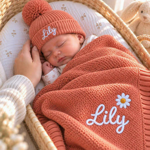 Baby Blankets for Boys & Girls, Personalized Embroidered Best Friend Baby Shower Gift Boy, Newborn Keepsake