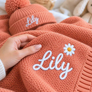 Baby Blankets for Boys & Girls, Personalized Embroidered Best Friend Baby Shower Gift Boy, Newborn Keepsake