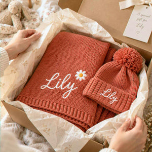 Baby Blankets for Boys & Girls, Personalized Embroidered Best Friend Baby Shower Gift Boy, Newborn Keepsake
