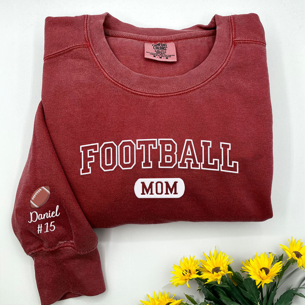 Football Mom Sweatshirt: The Perfect Gift to Show Your Appreciation TShirt (#C1717) / L / True Navy