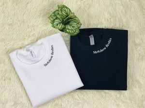 Personalized Funny Best Friend Sweatshirts - Shitshow Besties Embroidery & Custom Sleeves