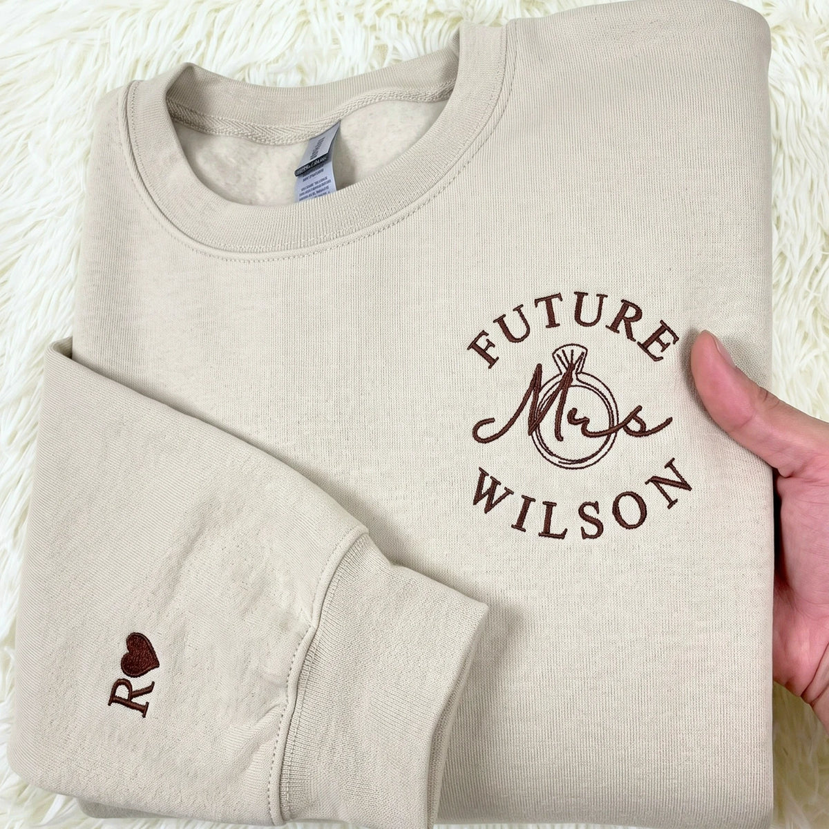 Personalized Bridal Shower Gift Sweatshirt for Future Daughter in Law