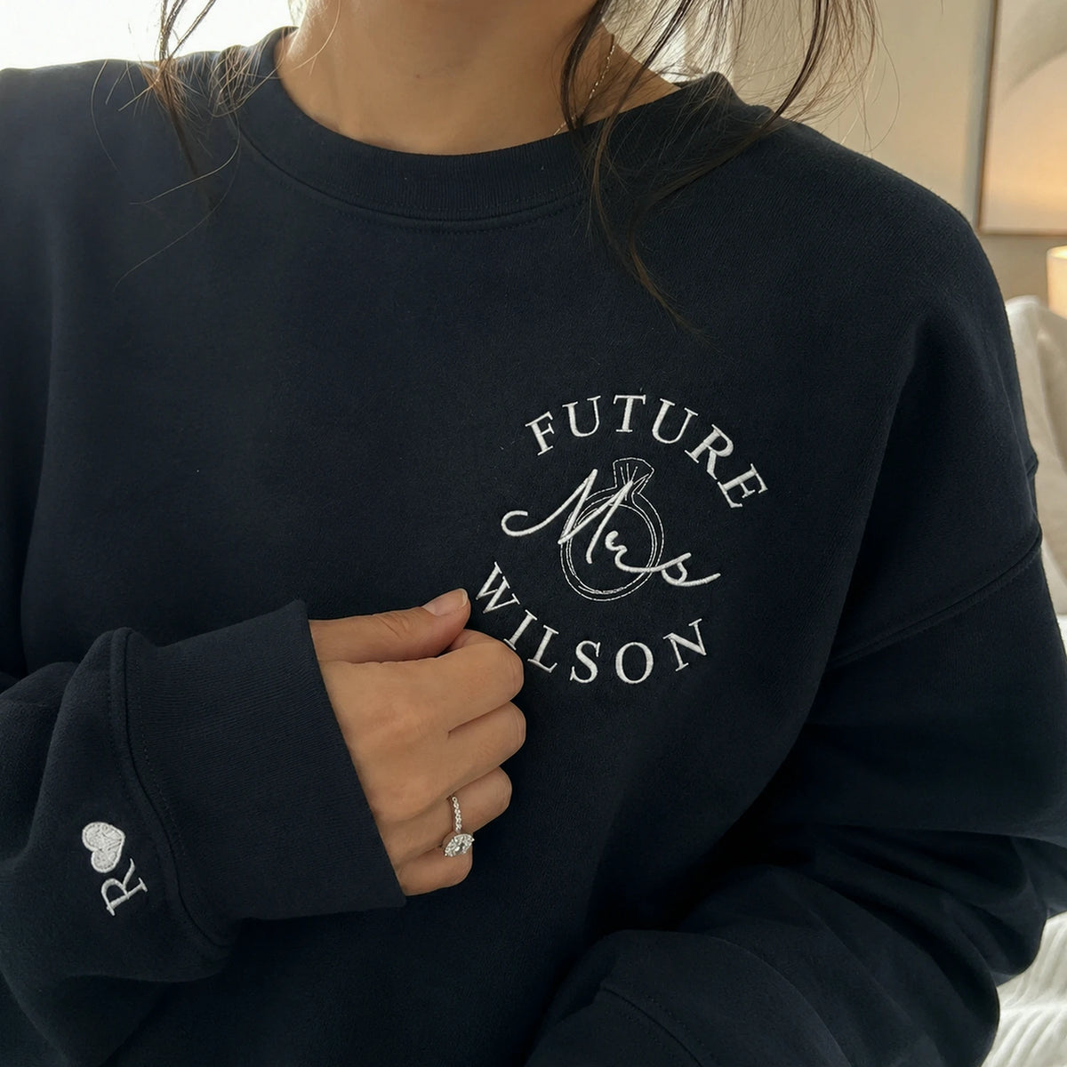 Personalized Bridal Shower Gift Sweatshirt for Future Daughter in Law