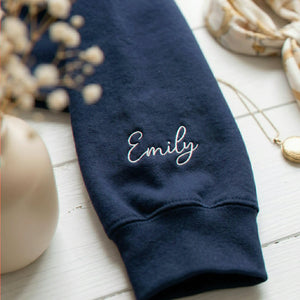 Custom Grandma Sweatshirt with Photo - Embroidered Gigi Portrait Sweater