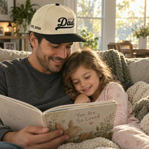 Girl Dad Snapback Hat - Embroidered Gift with New Dad Cap