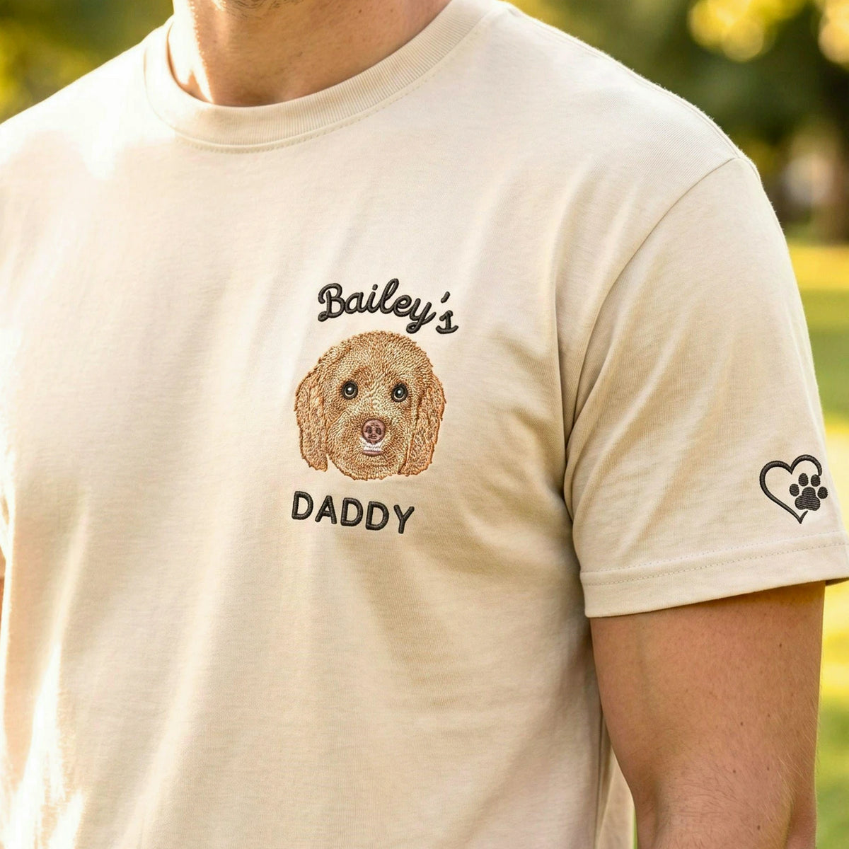 Sand Custom goldendoodle Dog Shirt, Gift for Dog Dad