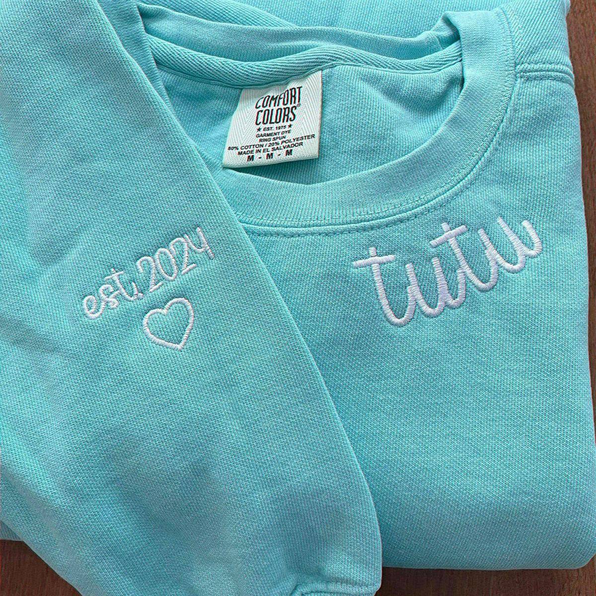 Personalized Grandma Grammy Sweatshirt with Grandkids Names, Embroidered Gift from Grandchildren