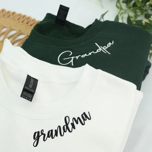 Custom Mama Embroidered Sweatshirt with Kids Names on Sleeve, Personalized Gift for Moms, Hers