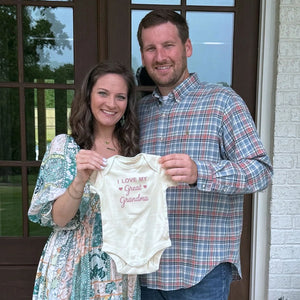 Embroidered I Love My Great Grandma Baby Onesie, Great Grandma To Be Gifts