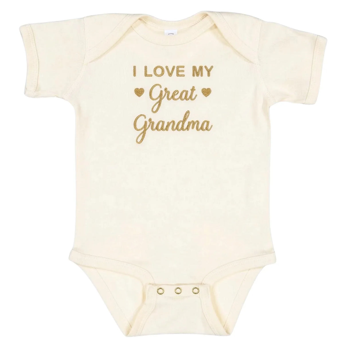 embroidered I love my great grandma baby onesie for pregnancy announcement gift soft cotton newborn outfit