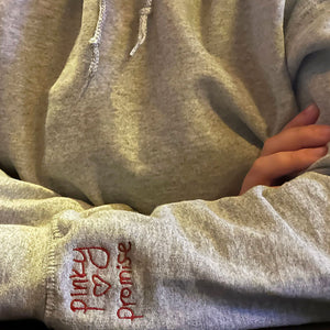 Handwritten Quote Sweatshirt/Hoodie Embroidered from Your Photo