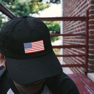 Embroidered American Flag Hat