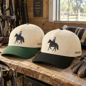 Custom Horse Portrait Snapback Hat, Embroidered Horse Photo Gift, Personalized Side Back Cap