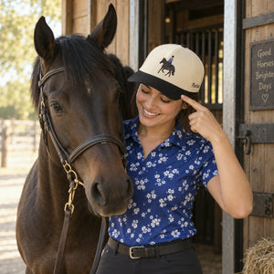 Custom Horse Portrait Snapback Hat, Embroidered Horse Photo Gift, Personalized Side Back Cap