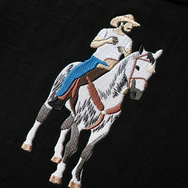 Custom Horse Portrait Shirt - Embroidered Photo T-Shirt for Husband Dad Birthday Gift