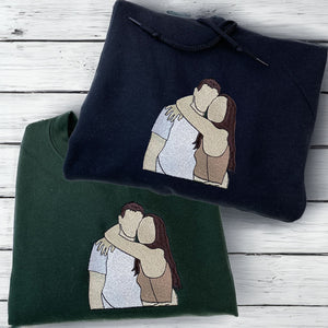 Perfect Duo: His & Hers Crewneck Sweatshirt & Hoodie Set