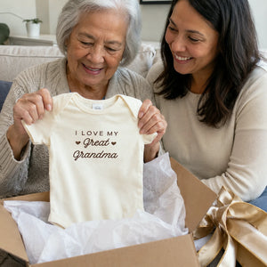 Embroidered I Love My Great Grandma Baby Bodysuit -  Infant One-Piece