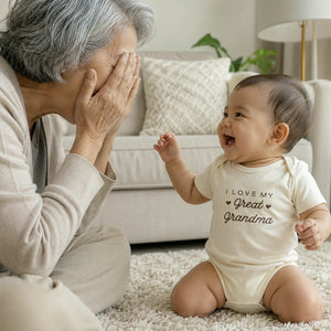Embroidered I Love My Great Grandma Baby Bodysuit -  Infant One-Piece