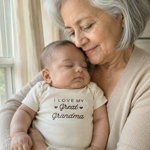 Embroidered I Love My Great Grandma Baby Bodysuit -  Infant One-Piece