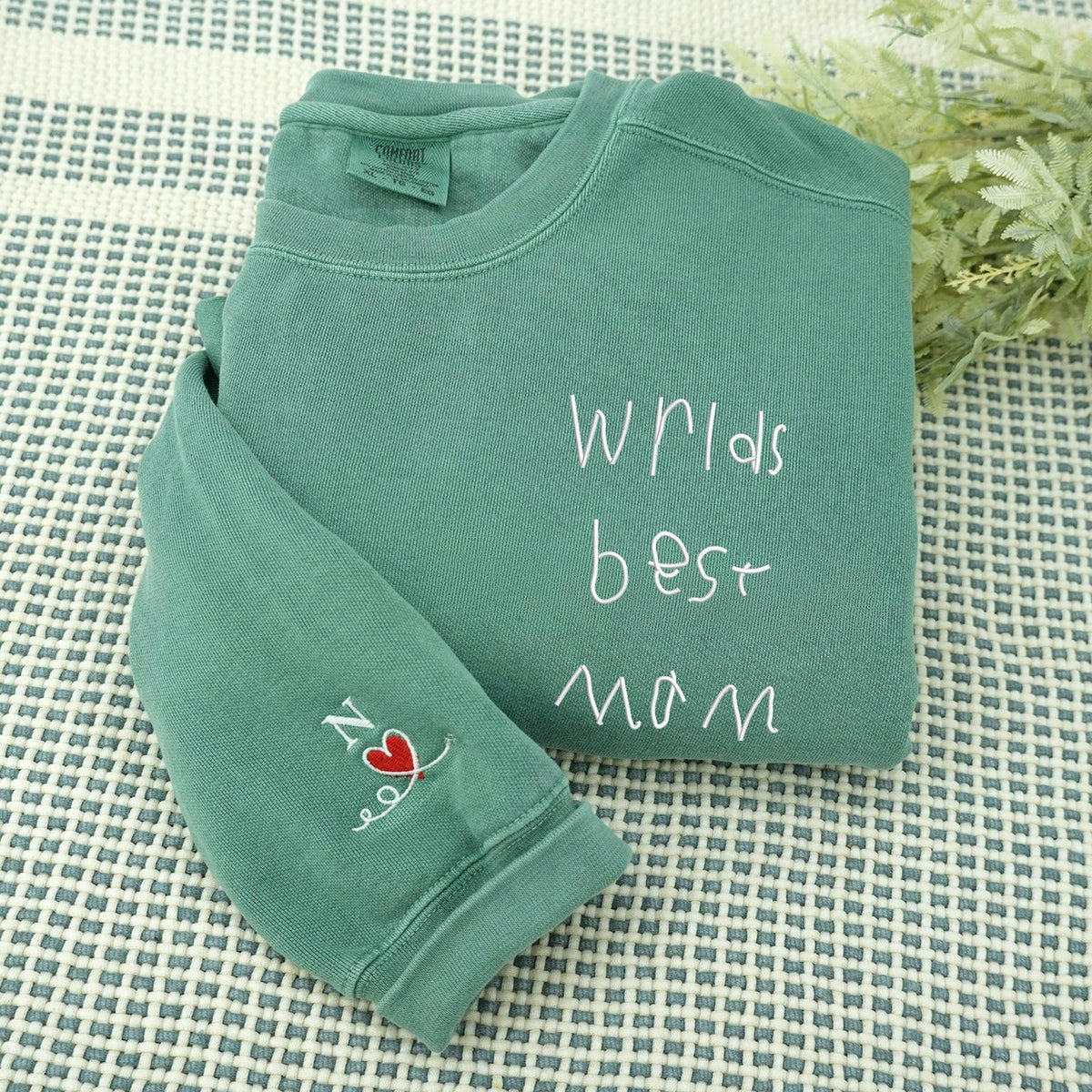Custom Embroidered Kids Drawing T-shirt for Dad - Draw from Your Photo Father's Day Gift